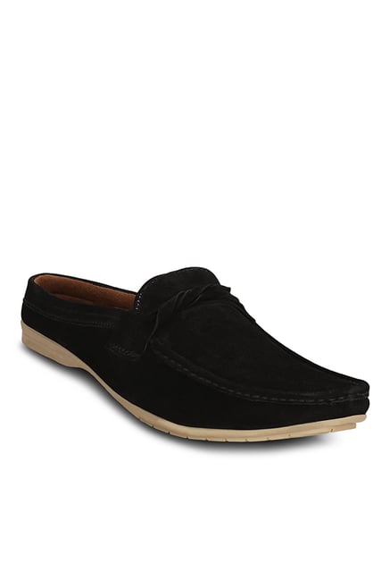 Get Glamr Blaine Black Mule Shoes Get Glamr Blaine Black Mule Shoes