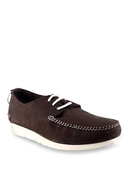 Ruosh Dark Brown Derby Shoes Ruosh Dark Brown Derby Shoes