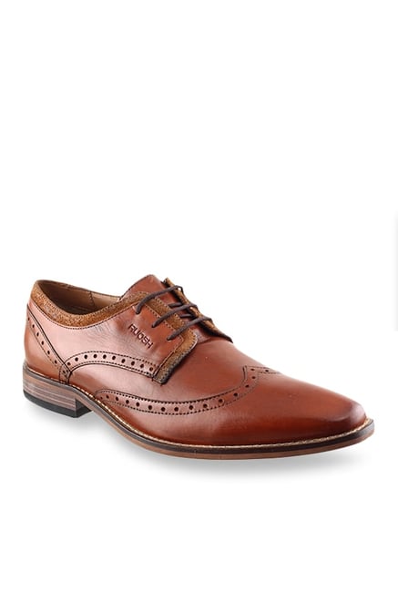 Ruosh Tan Derby Shoes Ruosh Tan Derby Shoes