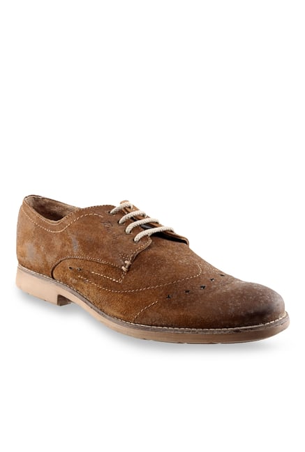 Ruosh Tan Derby Shoes Ruosh Tan Derby Shoes