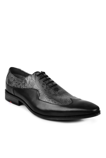 Ruosh Black & Grey Oxford Shoes Ruosh Black & Grey Oxford Shoes