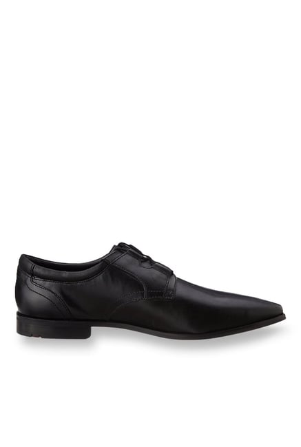 Ruosh Black Derby Shoes Ruosh Black Derby Shoes