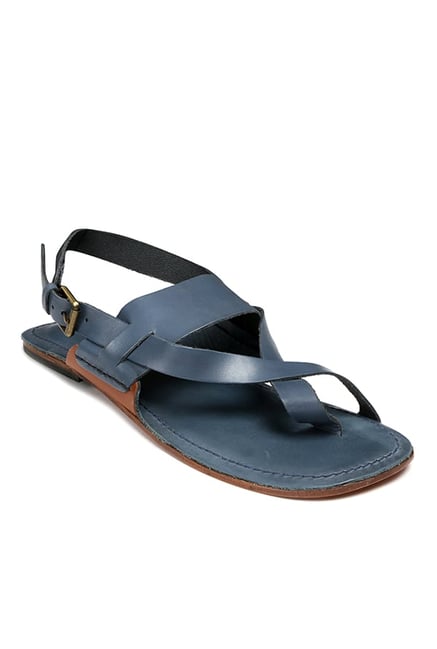 Ruosh Navy Toe Ring Sandals Ruosh Navy Toe Ring Sandals
