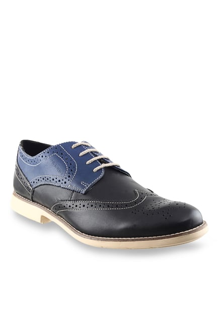 Ruosh Black & Blue Brogue Shoes Ruosh Black & Blue Brogue Shoes