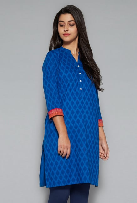 Utsa by Westside Indigo Pure Cotton Kurta Utsa by Westside Indigo Pure Cotton Kurta