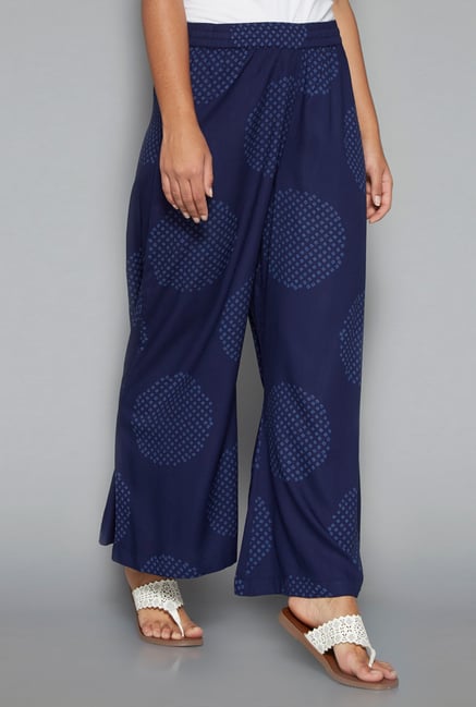 Utsa by Westside Indigo Printed Palazzos Utsa by Westside Indigo Printed Palazzos