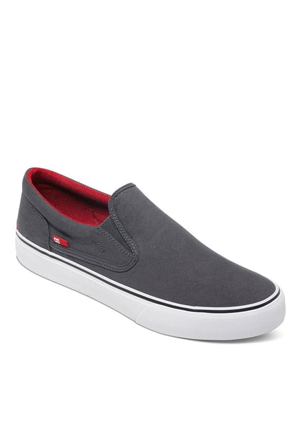 DC Trase T Dark Grey Plimsolls DC Trase T Dark Grey Plimsolls