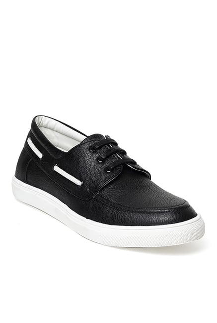 Bruno Manetti Black Boat Shoes Bruno Manetti Black Boat Shoes