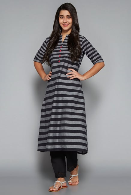 Utsa by Westside Black Kurta Utsa by Westside Black Kurta