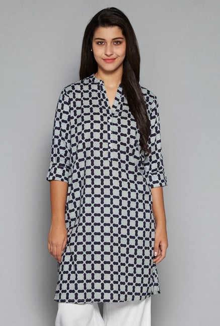 Utsa by Westside Indigo Pure Cotton Kurta Utsa by Westside Indigo Pure Cotton Kurta
