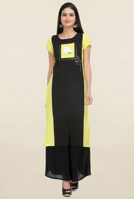 W Black Printed Kurta W Black Printed Kurta