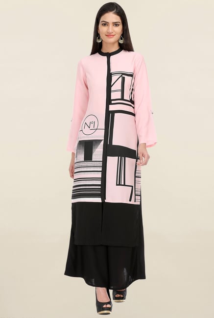 W Pink Printed Kurta W Pink Printed Kurta