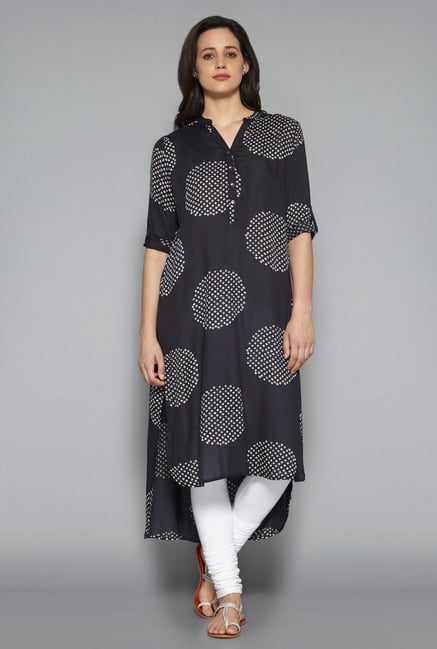 Utsa by Westside Black Bandini Kurta Utsa by Westside Black Bandini Kurta