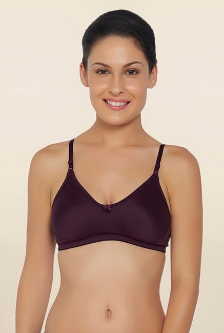 Libertina Wine Non Wired Non Padded T Shirt Bra Libertina Wine Non Wired Non Padded T Shirt Bra
