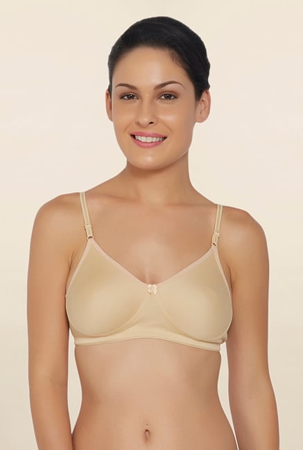 Libertina Beige Non Wired Non Padded T Shirt Bra Libertina Beige Non Wired Non Padded T Shirt Bra