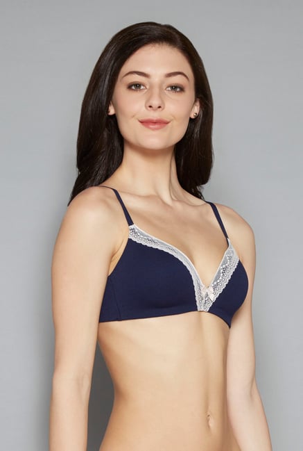 Wunderlove by Westside Navy Willow Moulded Bra Wunderlove by Westside Navy Willow Moulded Bra