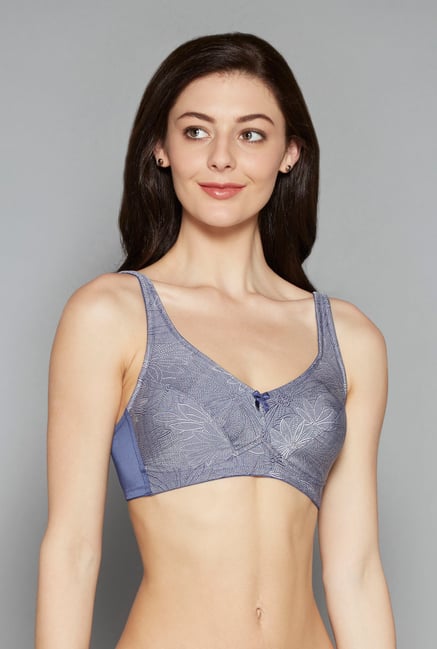 Wunderlove by Westside Blue Comfort Bra Wunderlove by Westside Blue Comfort Bra