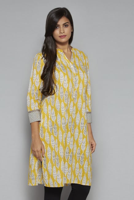 Utsa by Westside Yellow Kurta Utsa by Westside Yellow Kurta
