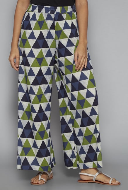Utsa by Westside Indigo Printed Palazzos Utsa by Westside Indigo Printed Palazzos