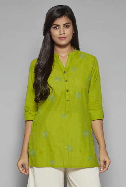 Utsa by Westside Lime Green Kurti Utsa by Westside Lime Green Kurti