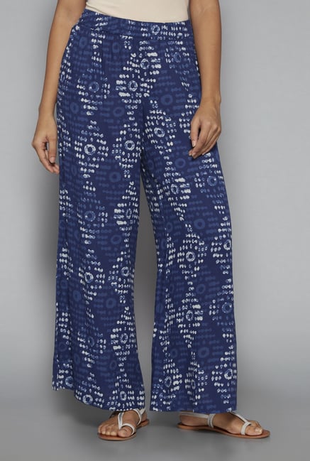 Utsa by Westside Indigo Printed Palazzos Utsa by Westside Indigo Printed Palazzos