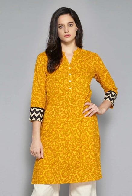 Utsa by Westside Yellow Kurta Utsa by Westside Yellow Kurta