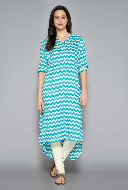 Utsa by Westside Turquoise Kurta Utsa by Westside Turquoise Kurta