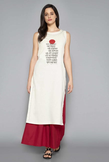 Utsa by Westside Off White Kurta Utsa by Westside Off White Kurta