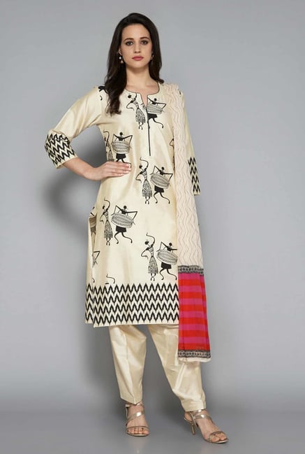 Vark by Westside Beige Ethnic Set Vark by Westside Beige Ethnic Set
