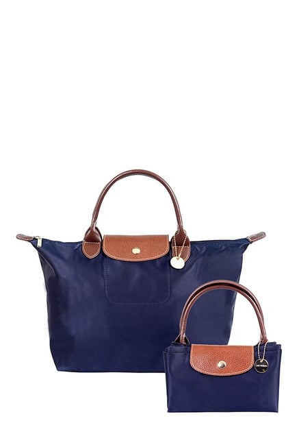 Lino Perros Navy Solid Handbag Lino Perros Navy Solid Handbag