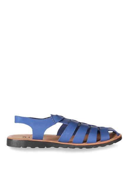 Louis Philippe Blue Fisherman Sandals Louis Philippe Blue Fisherman Sandals