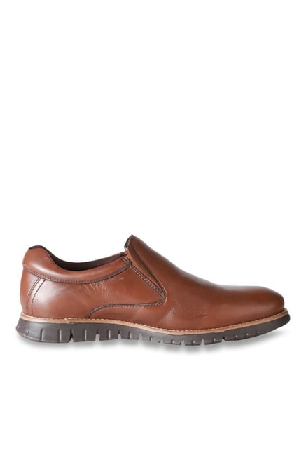 Van Heusen Brown Casual Slip-Ons Van Heusen Brown Casual Slip-Ons