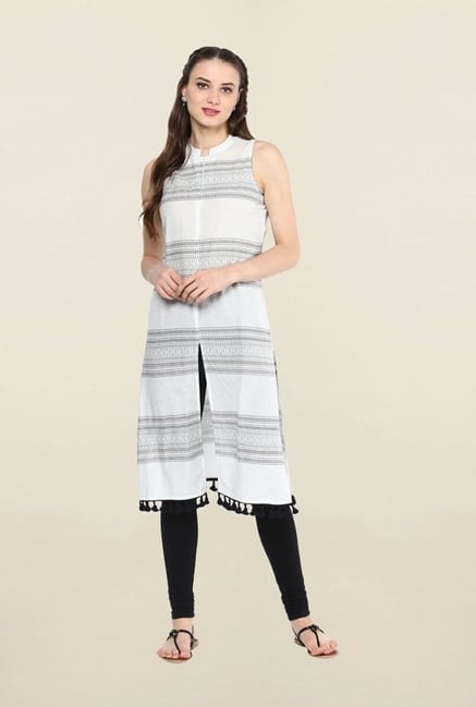 Jaipur Kurti White Printed Kurta Jaipur Kurti White Printed Kurta