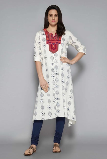 Utsa by Westside Off-White Kurta Utsa by Westside Off-White Kurta