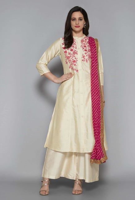 Vark by Westside Beige Ethnic Set Vark by Westside Beige Ethnic Set