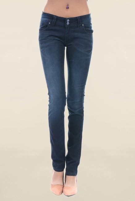 Pepe Jeans Blue Slim Fit Low Rise Jeans Pepe Jeans Blue Slim Fit Low Rise Jeans