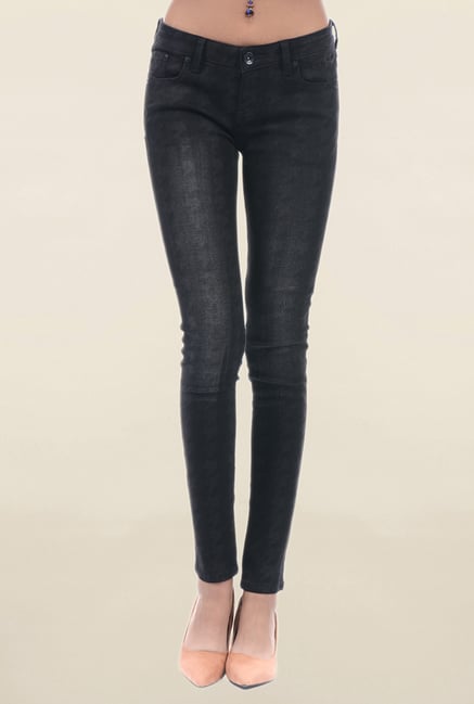 Pepe Jeans Black Slim Fit Low Rise Jeans Pepe Jeans Black Slim Fit Low Rise Jeans