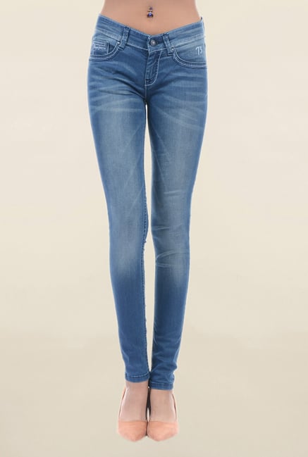 Pepe Jeans Blue Slim Fit Low Rise Jeans Pepe Jeans Blue Slim Fit Low Rise Jeans