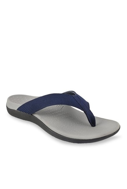 Bio-Foot by Metro Navy & Grey Flip Flops Bio-Foot by Metro Navy & Grey Flip Flops