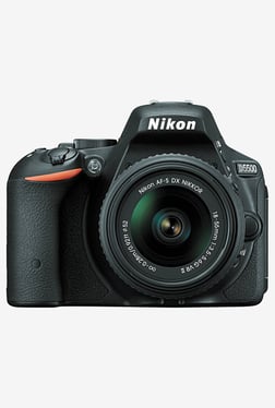 Nikon D5500 with (18-55mm Lens) DSLR Camera (Black)