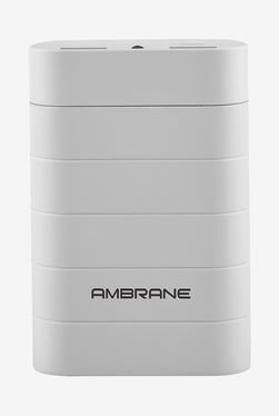 Ambrane P-611 6000mAh Power Bank (White)