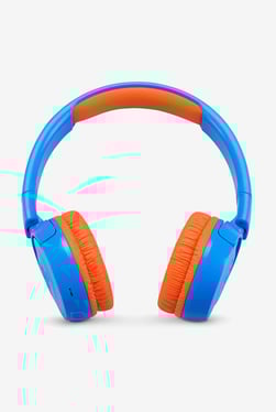 JBL JR300BT Kids On the Ear Bluetooth Headphones (Blue and Orange)