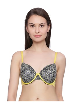 Zivame Navy Under Wired Padded T-Shirt Bra