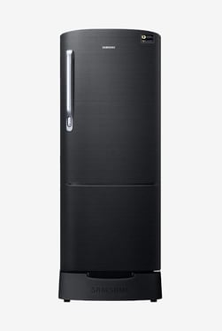 Samsung RR22N383ZBS/HL 212 L INV 3 Star Direct Cool Single Door Refrigerator (Black Inox)