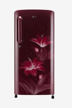 LG GL-B201ARGX 190 L Inverter 4 Star Direct Cool Single Door Refrigerator (Ruby Glow)