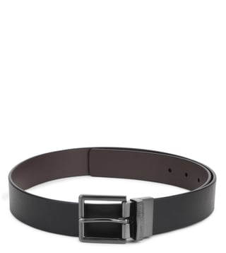 Armani Exchange Black & Dark Chocolate Reversible Belt Armani Exchange Black & Dark Chocolate Reversible Belt