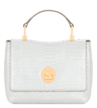 Coccinelle Silver Mini Crossbody Bag Coccinelle Silver Mini Crossbody Bag