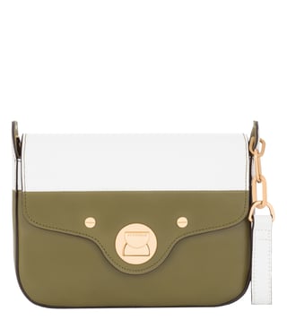 Coccinelle Clessidra Bicolor Alloro Crossbody Bag Coccinelle Clessidra Bicolor Alloro Crossbody Bag
