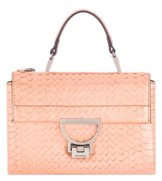 Coccinelle Pink Gold Mini Satchel Bag Coccinelle Pink Gold Mini Satchel Bag