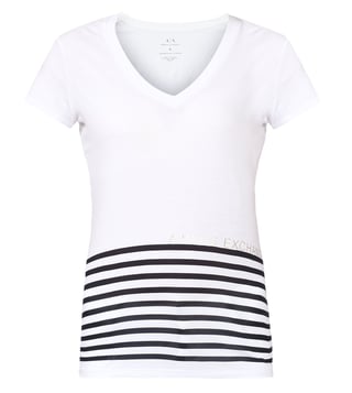 Armani Exchange White V Neck T Shirt Armani Exchange White V Neck T Shirt